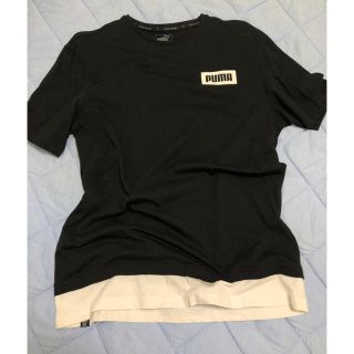 プーマ(PUMA)のプーマTシャツ 二枚セット(黒とグレー)(Tシャツ/カットソー(半袖/袖なし))