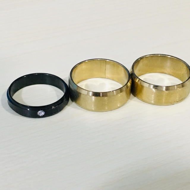 メンズ レディース リング 16〜17mm メンズのアクセサリー(リング(指輪))の商品写真