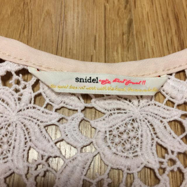 SNIDEL(スナイデル)のsnidel レースタンクトップ レディースのトップス(タンクトップ)の商品写真