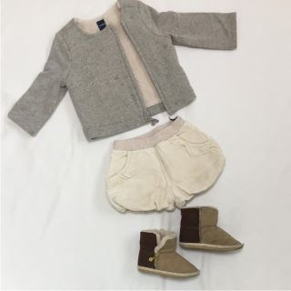 ベビーギャップ(babyGAP)の女の子１歳 80cm ジャケット パンツ ブーツ セット まとめ売り 秋冬(ジャケット/コート)