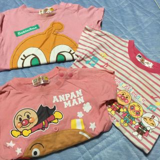 アンパンマン(アンパンマン)のTシャツ 3枚セット 90(Tシャツ/カットソー)