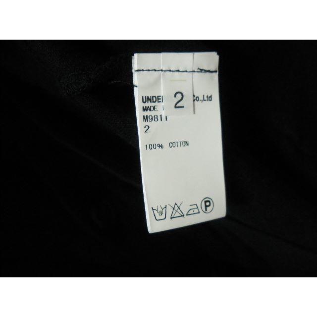 UNDERCOVER(アンダーカバー)のアンダーカバー　背中面ロゴコットンカーディガン黒美品 メンズのトップス(カーディガン)の商品写真