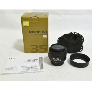 ニコン(Nikon)の【美品】Nikon AF-S DX NIKKOR 35mm f/1.8G(レンズ(単焦点))