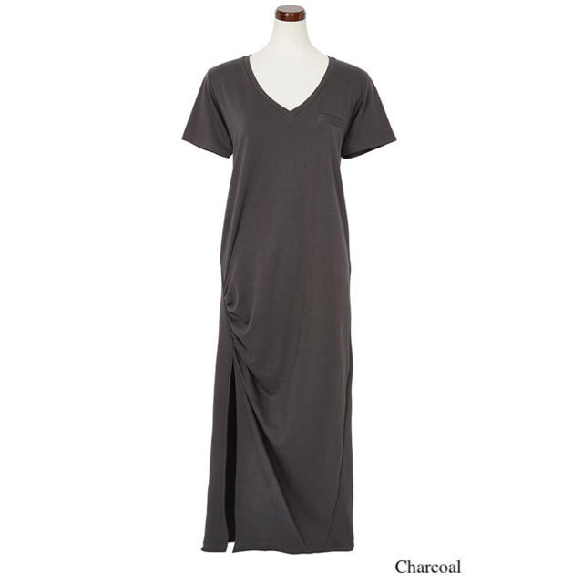 herlipto Relaxed T-Shirt Long Dress レディースのワンピース(ロングワンピース/マキシワンピース)の商品写真