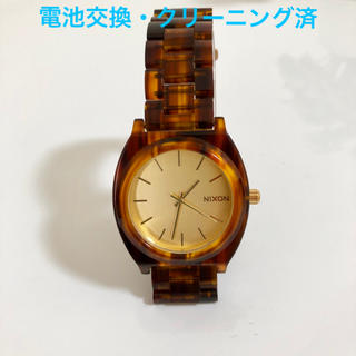 NIXON べっ甲調 腕時計 の通販 by * ak-r * shop｜ニクソンならラクマ