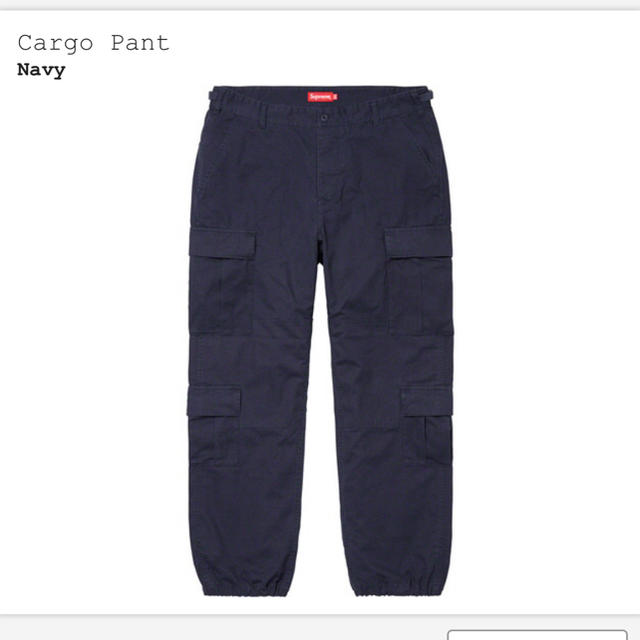 supreme カーゴ パンツ cargo pant 32 ネイビーパンツ