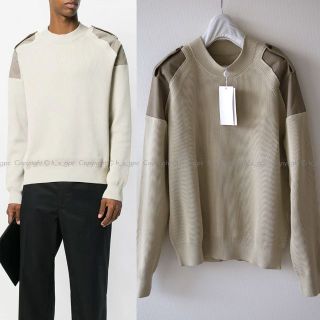 マルタンマルジェラ(Maison Martin Margiela)の【70%OFF】メゾンマルジェラ コマンド ニットエポーレット アーミー(ニット/セーター)