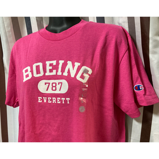 チャンピオン(Champion)のボーイング787  チャンピオン コラボ Tシャツ ユース L ピンク(航空機)