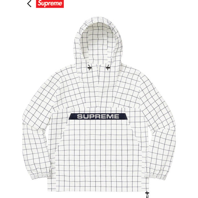 supreme Heavy Nylon Anorak Windowpane