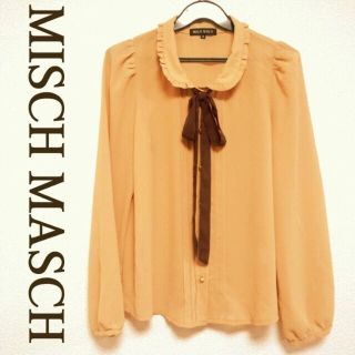 ミッシュマッシュ(MISCH MASCH)のボウタイリボン付きブラウス(シャツ/ブラウス(長袖/七分))