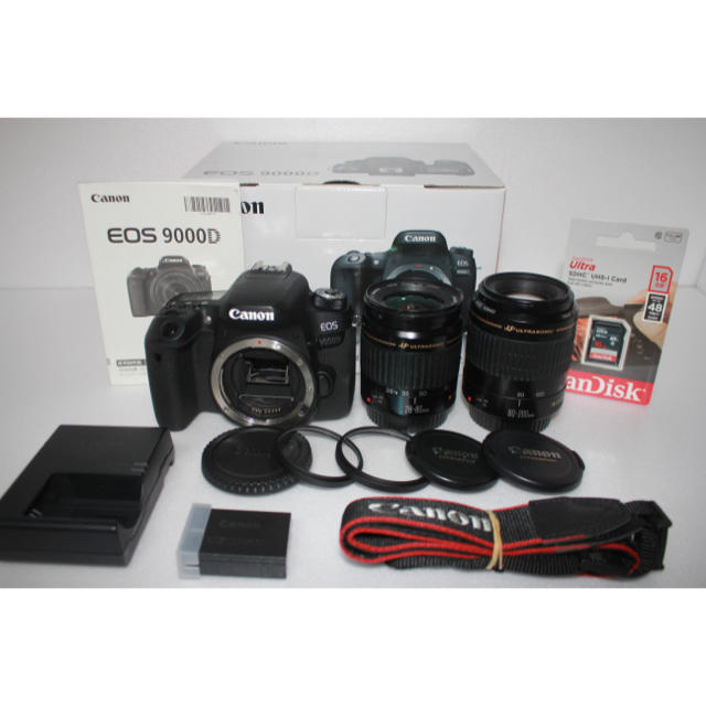 Canon EOS 9000D 標準＆望遠ダブルレンズセット ■商品説明 デジタル一眼
