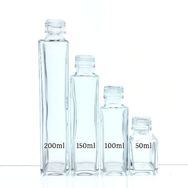 四角100ml　6本（コンパクトMAX） ハンドメイドの素材/材料(各種パーツ)の商品写真