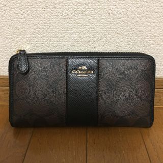 コーチ(COACH)のCOACH コーチ シグネチャー ラウンドファスナー 長財布(財布)