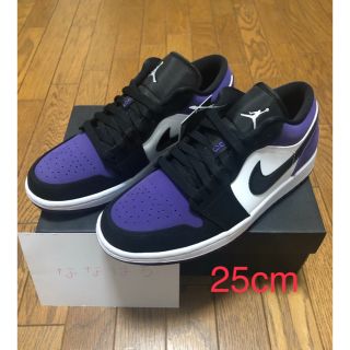 ナイキ(NIKE)のNIKE ☆ AIR JORDAN 1 LOW "COURT PURPLE"(スニーカー)