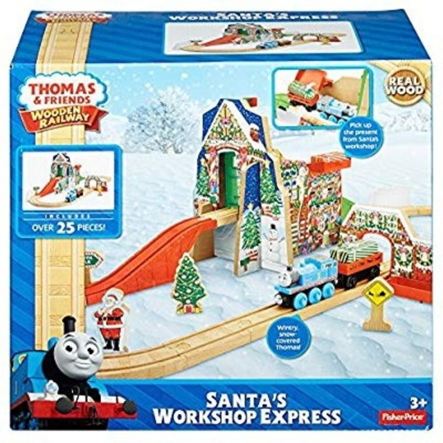 新品◆木製　トーマス　サンタズワークショップ　クリスマス