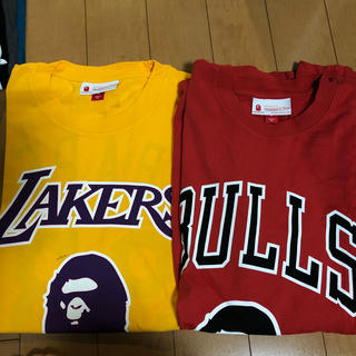 アベイシングエイプ(A BATHING APE)のbape nba bulls lakers(Tシャツ/カットソー(半袖/袖なし))