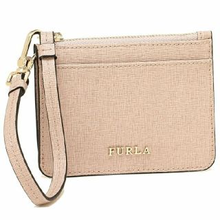 フルラ(Furla)のFURLA フルラ カードケース パスケース 薄ピンク系(名刺入れ/定期入れ)