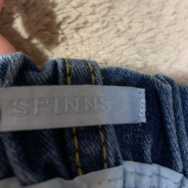 SPINNS(スピンズ)のスピンズ デニムワイドパンツ レディースのパンツ(デニム/ジーンズ)の商品写真