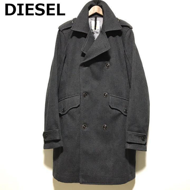 DIESEL 極美品 ダブルロングピーコート チェスターコート ディーゼル ...