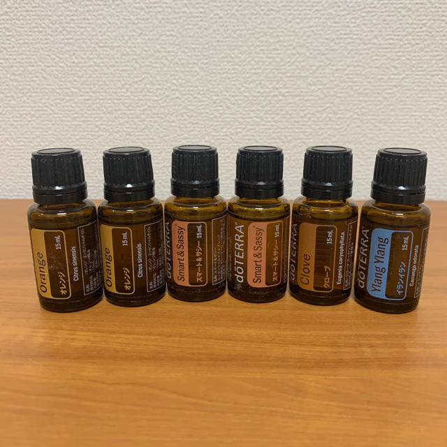 doterra   ドテラ  オレンジ グローブ イランイランなど 6本セット コスメ/美容のリラクゼーション(エッセンシャルオイル（精油）)の商品写真