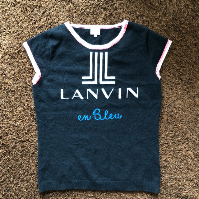 LANVIN en Bleu(ランバンオンブルー)のLANVIN en Bleu カシミアニット レディースのトップス(ニット/セーター)の商品写真