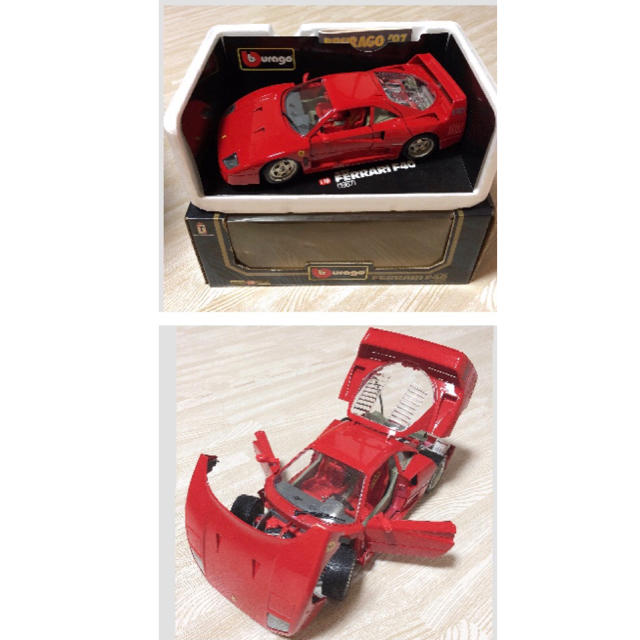 Ferrari(フェラーリ)のburago FERRARI F40 1987 1/18 エンタメ/ホビーのおもちゃ/ぬいぐるみ(ミニカー)の商品写真