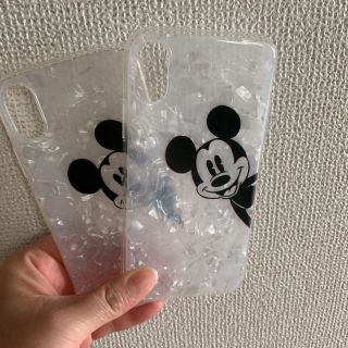 ディズニー(Disney)のミッキーシェル加工iPhoneケース XS,XR 新品未使用(iPhoneケース)