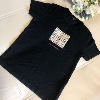 バーバリー(BURBERRY)の♪バーバリー♪前部分にベージュ系ノバチェック160(Tシャツ/カットソー)