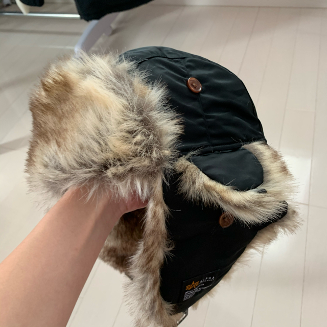 ALPHA INDUSTRIES(アルファインダストリーズ)のファー  キャップ メンズの帽子(キャップ)の商品写真