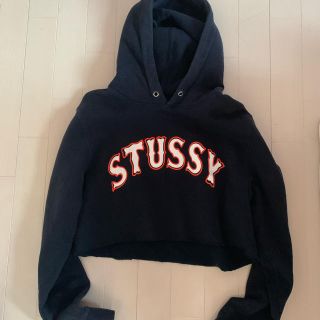 ステューシー(STUSSY)のショート丈 パーカー(パーカー)