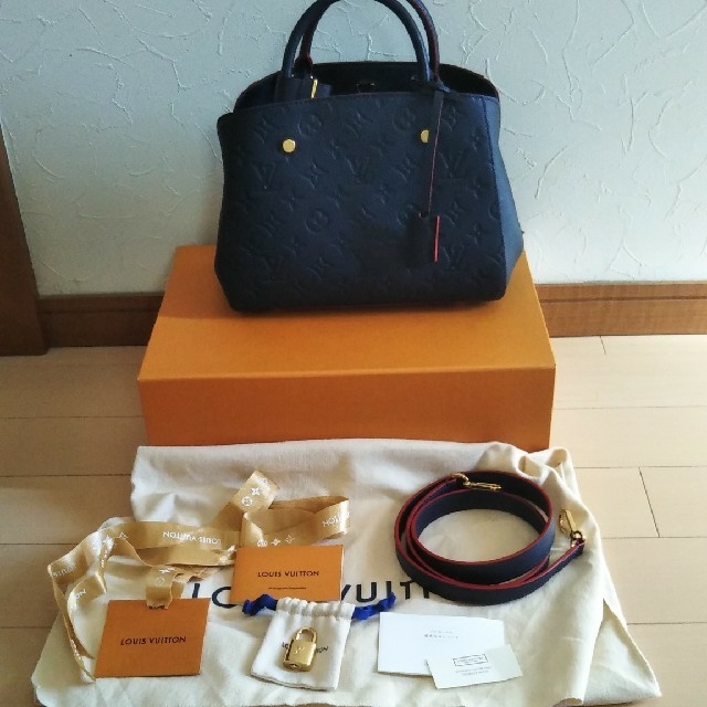 LOUIS VUITTON(ルイヴィトン)のmayu☆BLAND様専用　アンプラントモンテーニュbb　マリーヌルージュ レディースのバッグ(ハンドバッグ)の商品写真