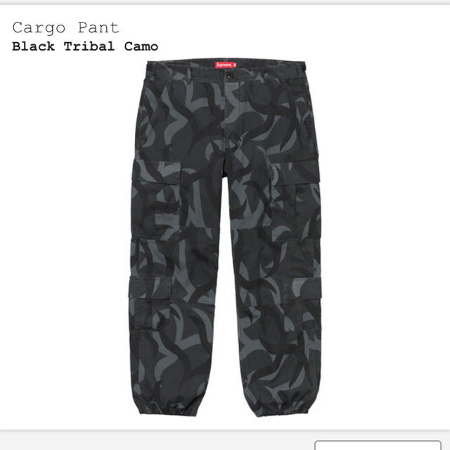 supreme cargo pants tribal 32