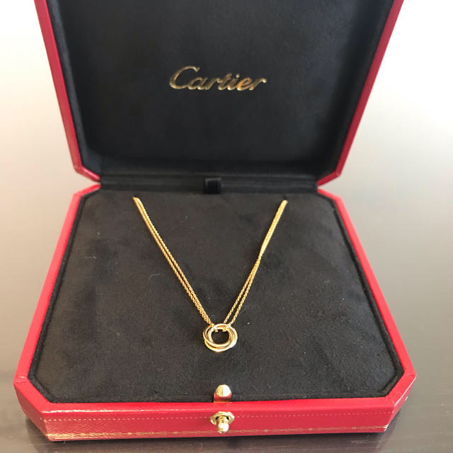 Cartier トリニティネックレスの通販 by puni's shop|カルティエなら 特注 保証書付き 袋付き 箱 ネックレス ハート トリニティ カルティエ 未使用 ネックレス
