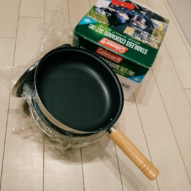 Coleman(コールマン)のステンレスクックウェアセット インテリア/住まい/日用品のキッチン/食器(調理道具/製菓道具)の商品写真