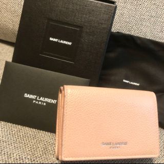 サンローラン(Saint Laurent)のYSL コンパクト ウォレット 人気色 定番型(財布)