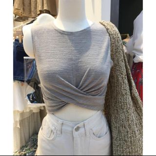 ザラ(ZARA)の大人気 送料込 カシュクールタンク ショートタンク (タンクトップ)