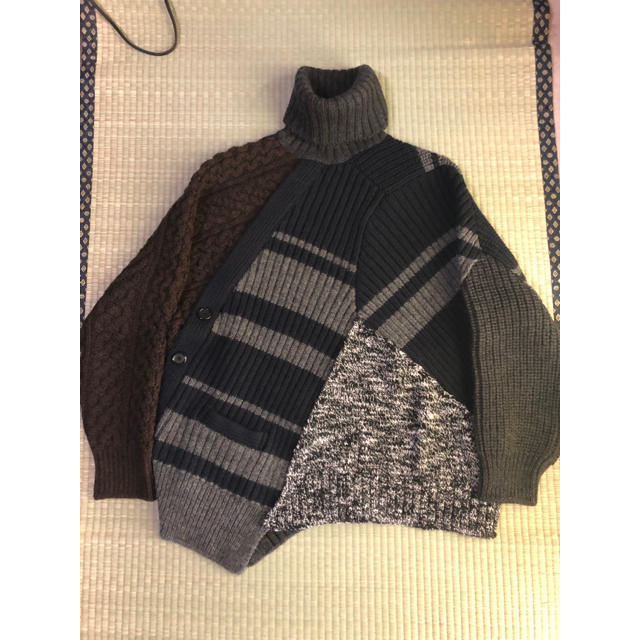 雑誌で紹介された kolor - kolor 19aw クレイジーパターンニット
