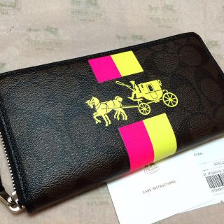 コーチ(COACH)のCOACH シグネチャーストライプ長財布(財布)