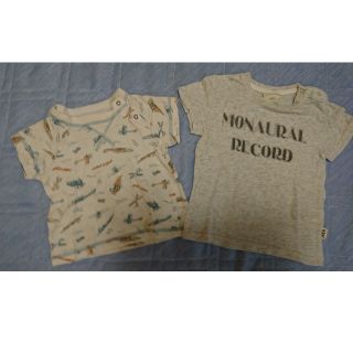 ジェラートピケ(gelato pique)のジェラートピケキッズ&ベビー Tシャツ2枚セット70～80㎝(Ｔシャツ)