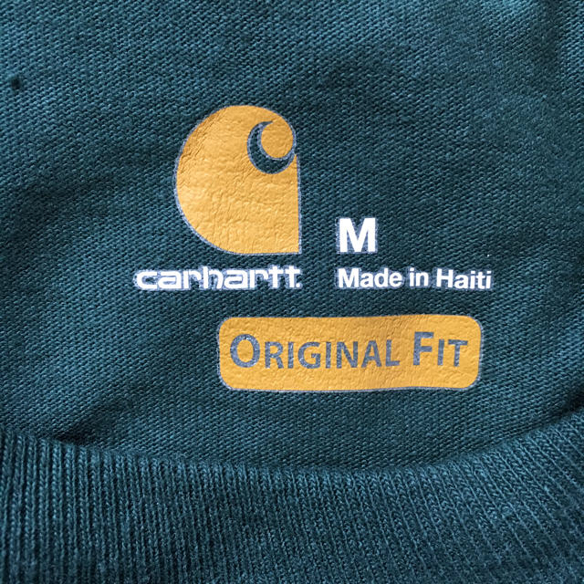 carhartt(カーハート)のゆめたん様 新品 カーハート ポケットTシャツ グリーン M ビッグシルエット メンズのトップス(Tシャツ/カットソー(半袖/袖なし))の商品写真