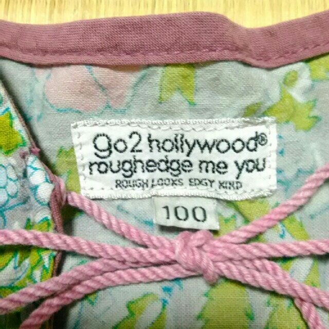 GO TO HOLLYWOOD(ゴートゥーハリウッド)のgo2hollywood 　フラワートップス　100　レトロ　アンティーク キッズ/ベビー/マタニティのキッズ服女の子用(90cm~)(Tシャツ/カットソー)の商品写真