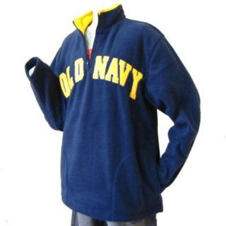 オールドネイビー(Old Navy)の新品◆170cm Oldnavy紺色ロゴハーフジップフリース(Tシャツ/カットソー)