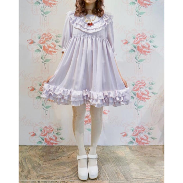 Katie(ケイティー)の美品 Rose Marie Seoir FRILL DOLL one-piece レディースのワンピース(ひざ丈ワンピース)の商品写真