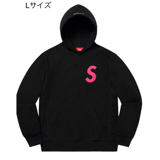 Supreme S Logo Hooded シュプリーム パーカー Lサイズ - www