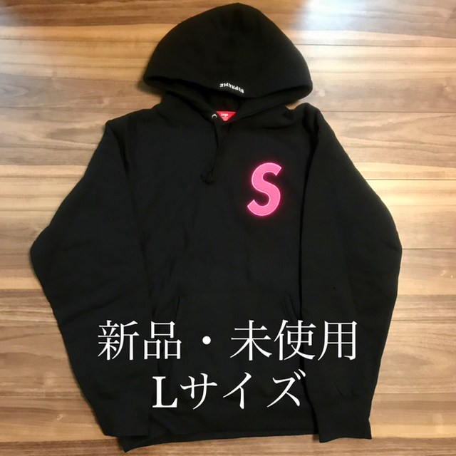 Supreme S Logo Hooded シュプリーム パーカー Lサイズ