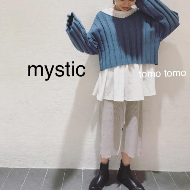 mystic(ミスティック)の新品❁﻿ミスティック ワイドリブニット  レディースのトップス(ニット/セーター)の商品写真