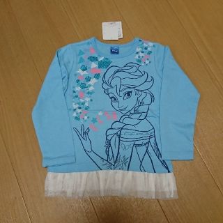 ディズニー(Disney)のDisney プリンセス アナ雪 Tシャツ 110㎝ ロンT(Tシャツ/カットソー)