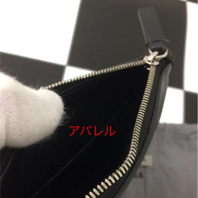 Balenciaga(バレンシアガ)の新品 BALENCIAGA エブリデイ ロゴ レザーポーチ ミニバッグ XS 黒 レディースのバッグ(クラッチバッグ)の商品写真