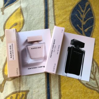 ナルシソロドリゲス(narciso rodriguez)の新品未使用品 ナルシソロドリゲス 香水サンプル 2点セット(香水(女性用))