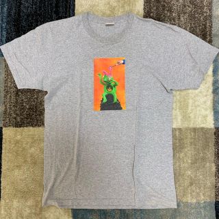 シュプリーム(Supreme)のSupreme tee grey m 美中古(Tシャツ/カットソー(半袖/袖なし))